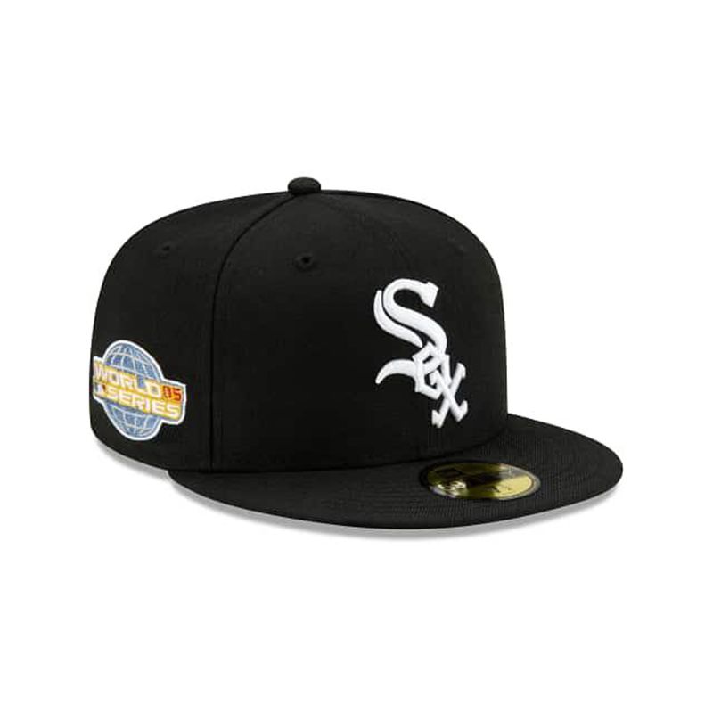 MLB Chicago White Sox Green Paisley Undervisor 59Fifty Fitted (EGL6565) - Black New Era Caps